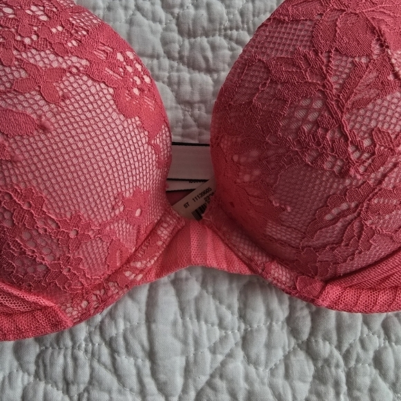 Victoria's Secret Dream Angels Push-up Bra Coral Pink 32B - Picture 4 of 13